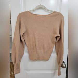 XS Sofia Vergara Tan Sweater